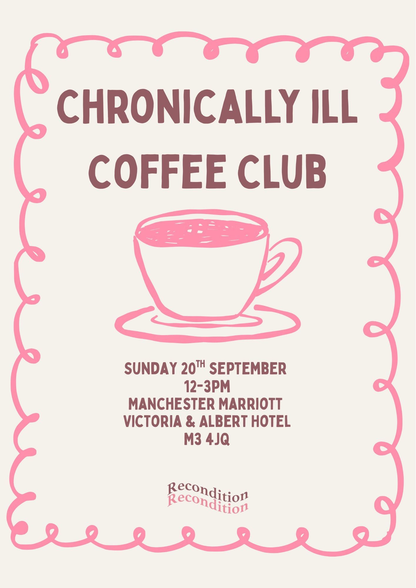 Chronically-ill coffee club September 20th(Manchester)